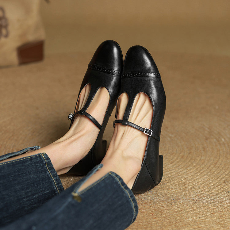 Elvara – Genuine Leather Flats