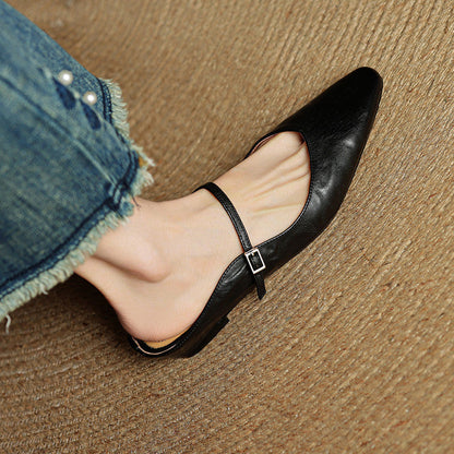 LYRIA Genuine Leather Mules