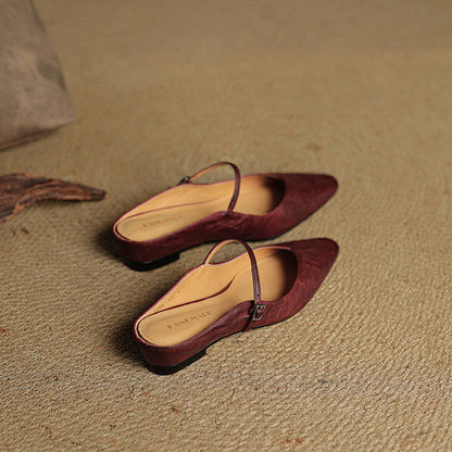 LYRIA Genuine Leather Mules