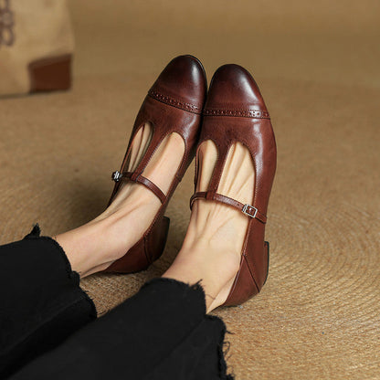 Elvara – Genuine Leather Flats