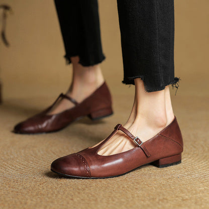 Elvara – Genuine Leather Flats