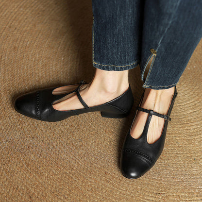 Elvara – Genuine Leather Flats