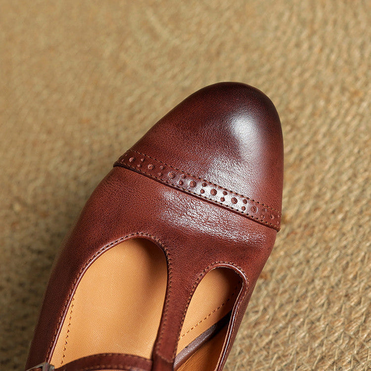 Elvara – Genuine Leather Flats