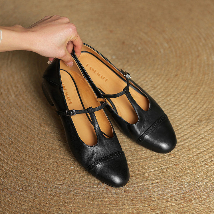 Elvara – Genuine Leather Flats