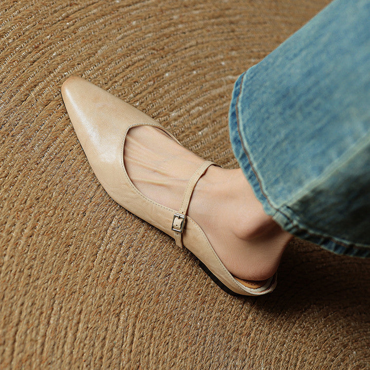 LYRIA Genuine Leather Mules