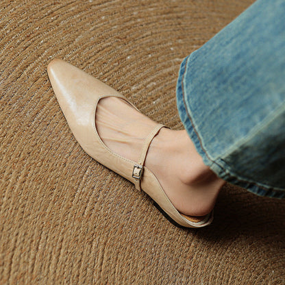 LYRIA Genuine Leather Mules