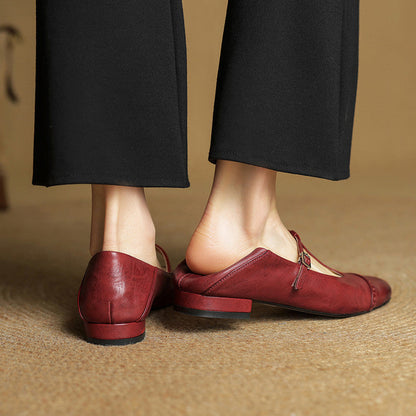 Elvara – Genuine Leather Flats
