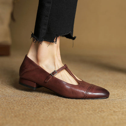 Elvara – Genuine Leather Flats