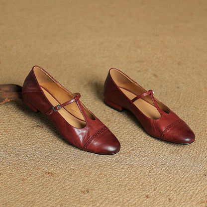 Elvara – Genuine Leather Flats