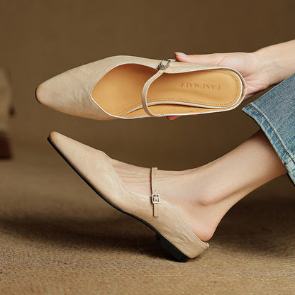 LYRIA Genuine Leather Mules