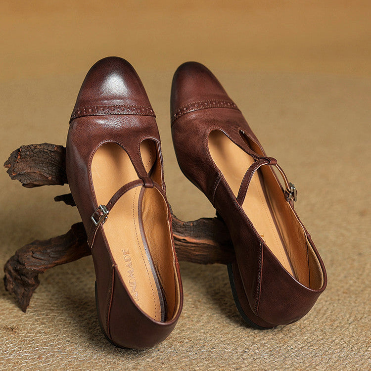 Elvara – Genuine Leather Flats