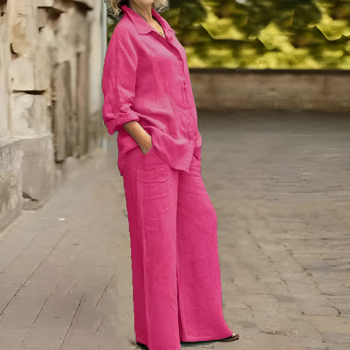 NARA Linen Shirt Suit