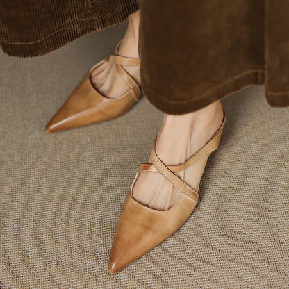 Marise – Genuine Leather Mules