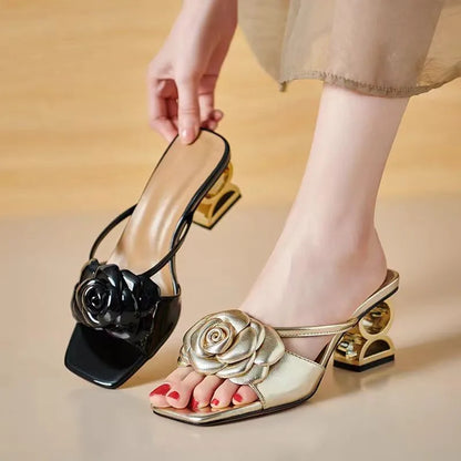 Dera Floral Mary Janes