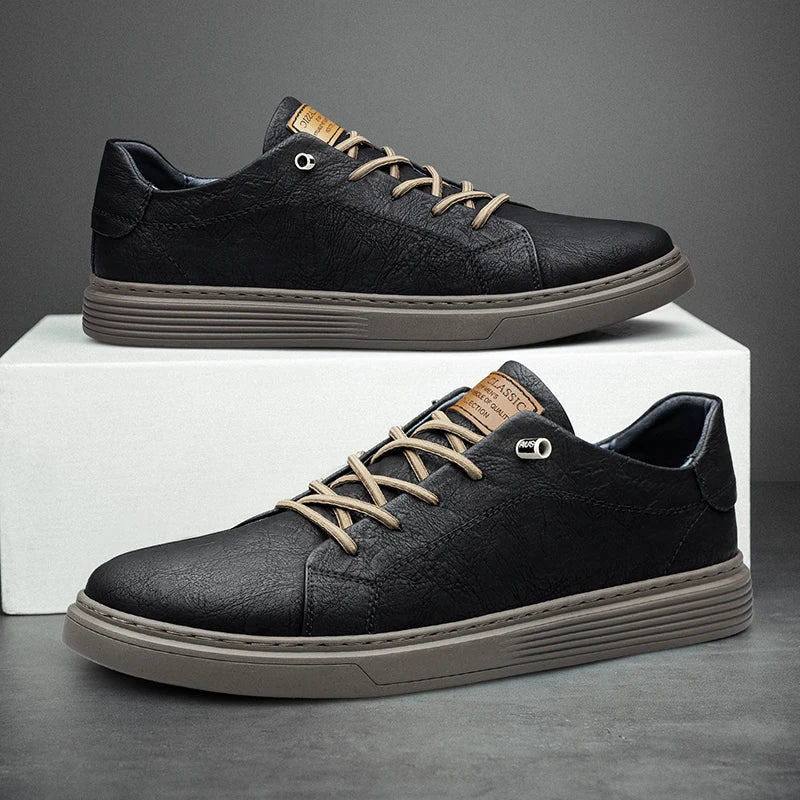 Ryden – Leather Oxford Trainers