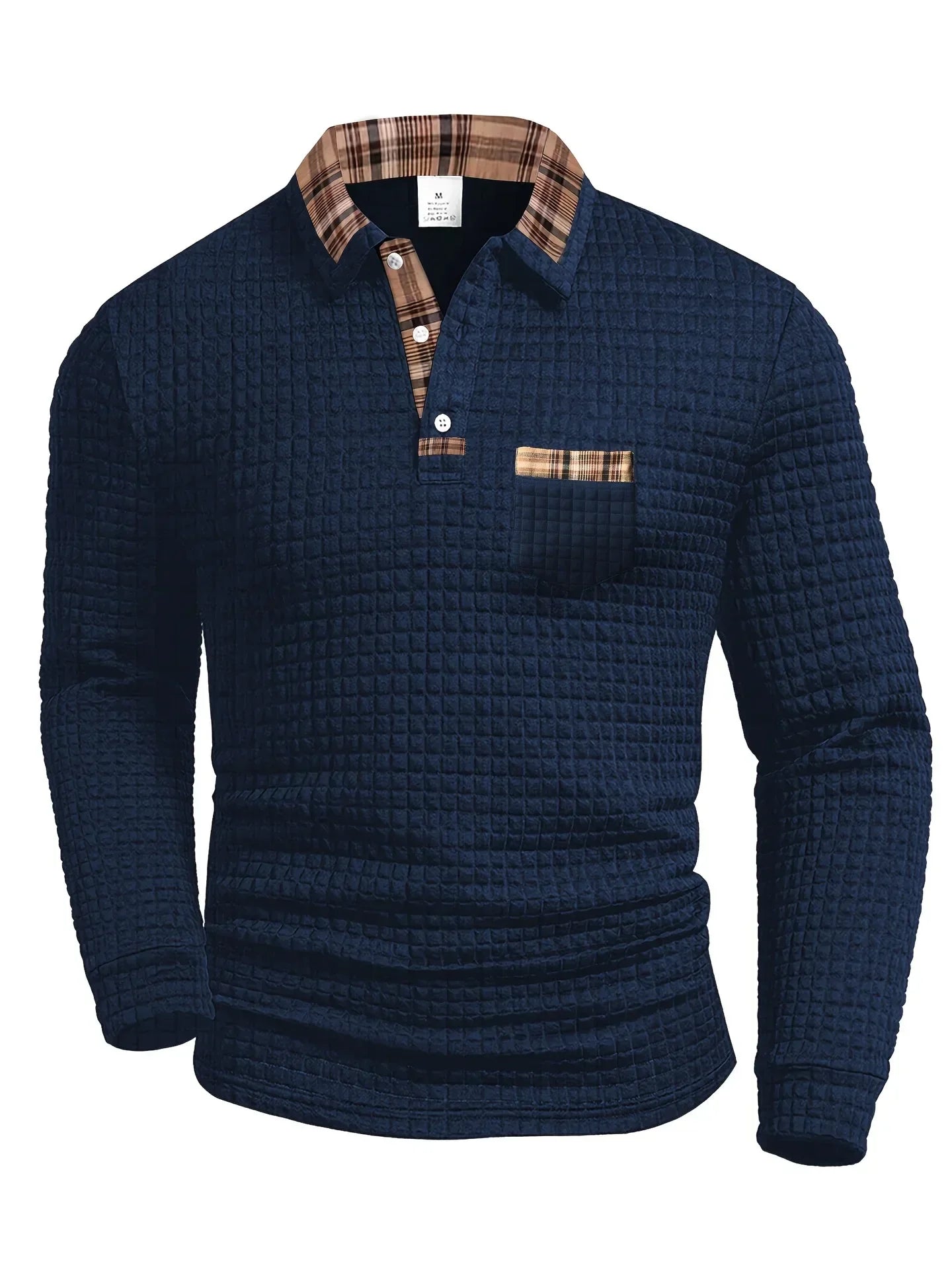 DUMONT Checked Polo for Everyday Comfort