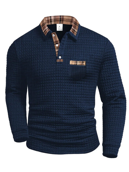DUMONT Checked Polo for Everyday Comfort