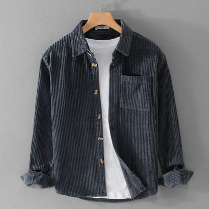 SOLAN Corduroy Button Up Shirt