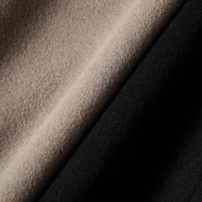 Pure Wool Hooded Coat