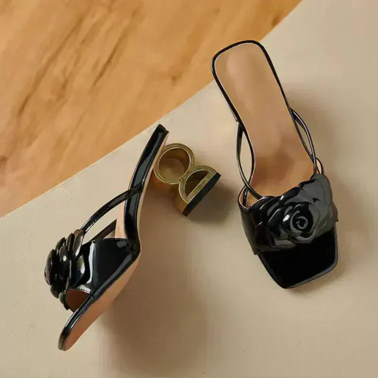 Dera Floral Mary Janes