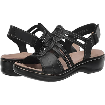 WOMEN'S PREMIUM LEATHER ORTHOPEDIC SANDALS WITH ARCH SUPPORT - 2025 BEST SELLER