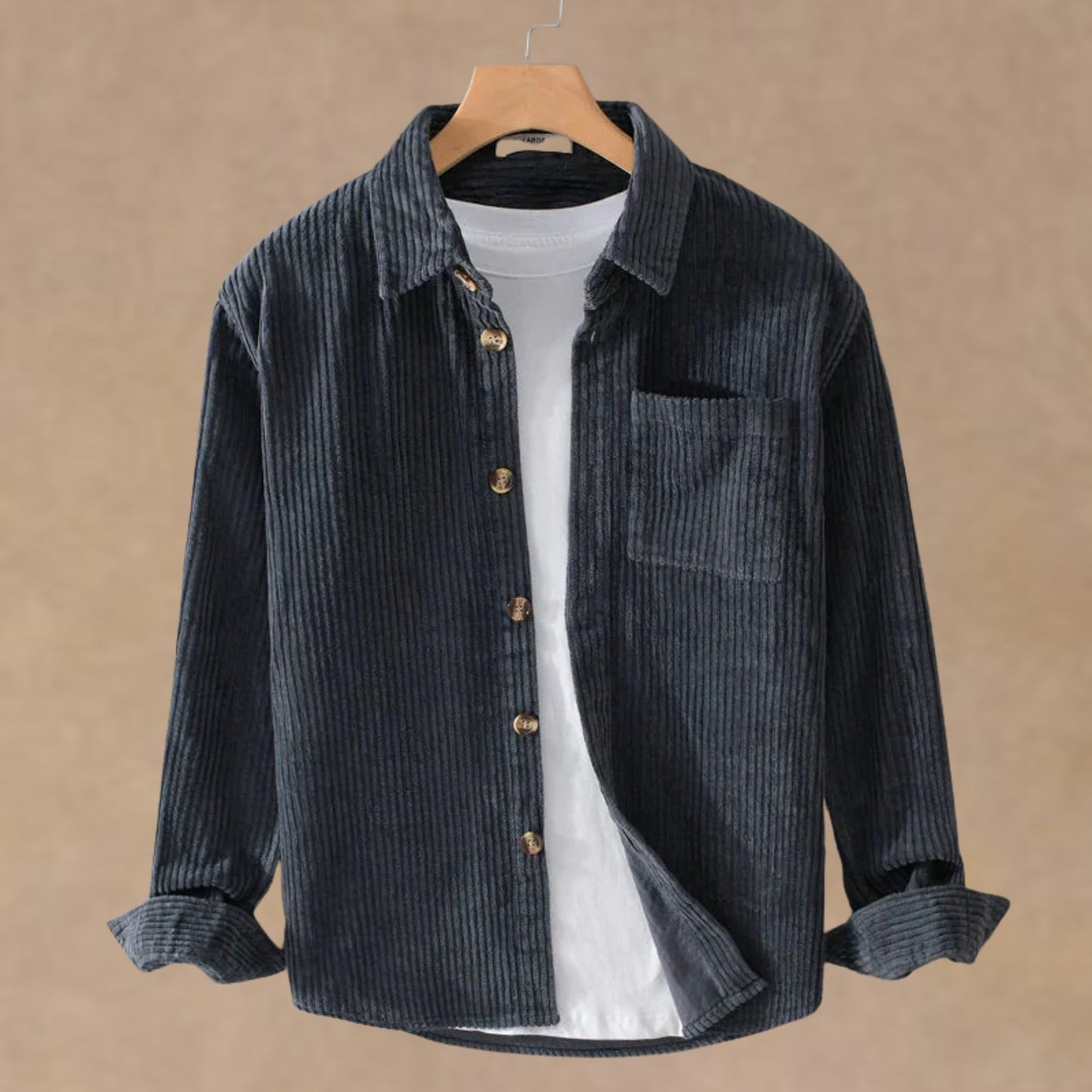 SOLAN Corduroy Button Up Shirt