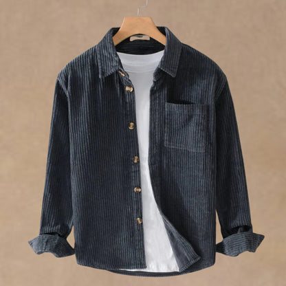 SOLAN Corduroy Button Up Shirt