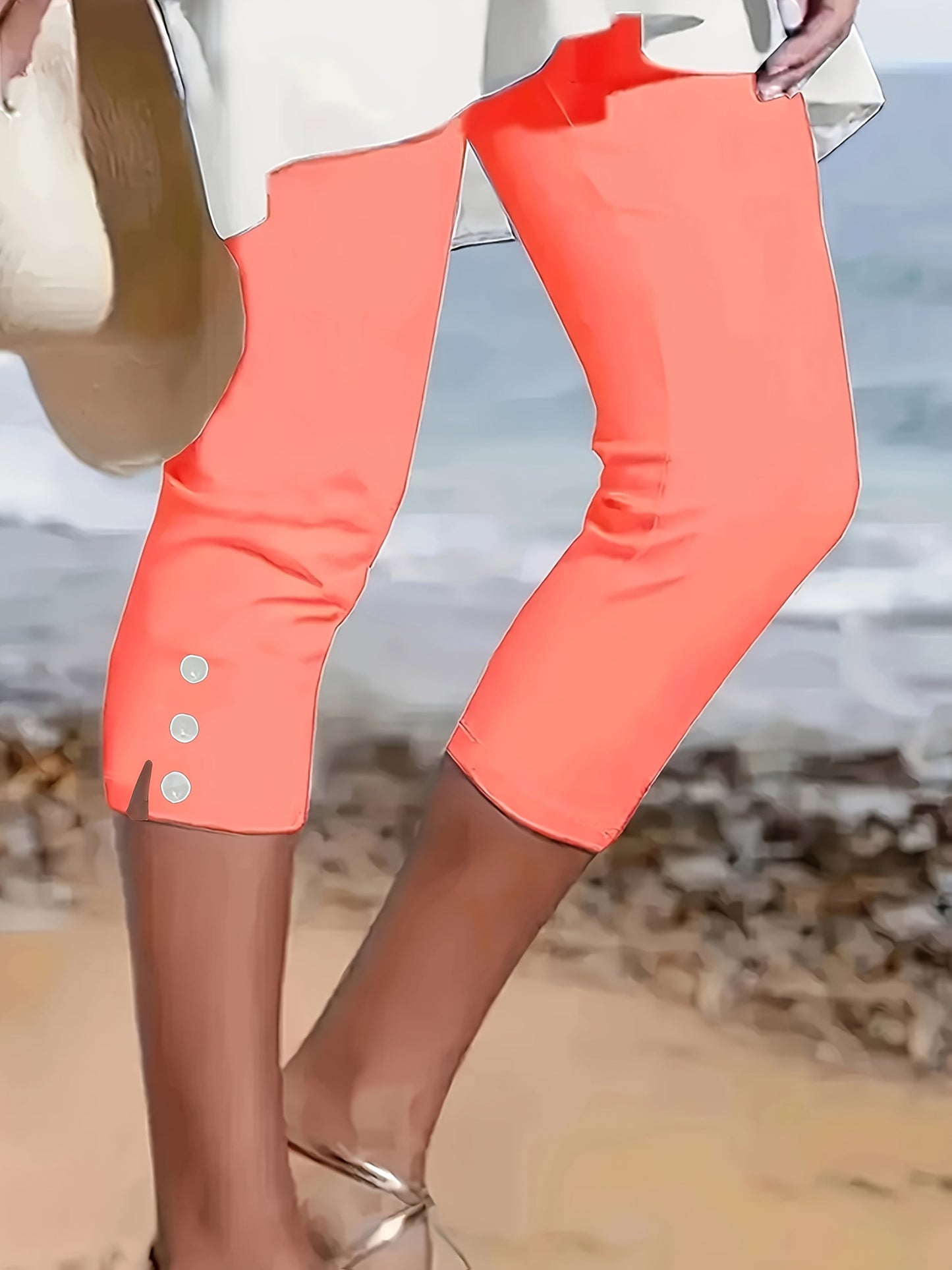 Clara Smooth Stretch Capri Pants