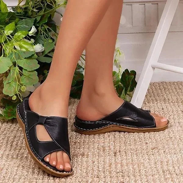 WOMEN CASUAL SUMMER COMFY SLIP ON SANDALS 2025