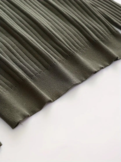 RENVO Muscle Fit Knit Sweater