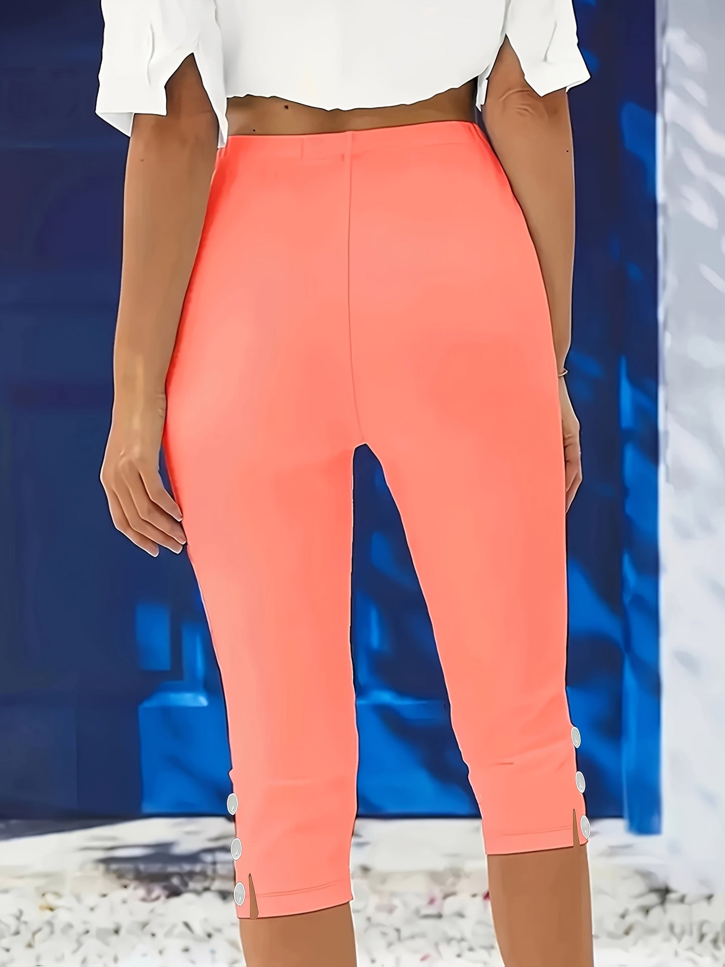 Clara Smooth Stretch Capri Pants