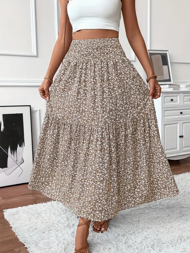 Elena Floral Print Ditsy Skirt