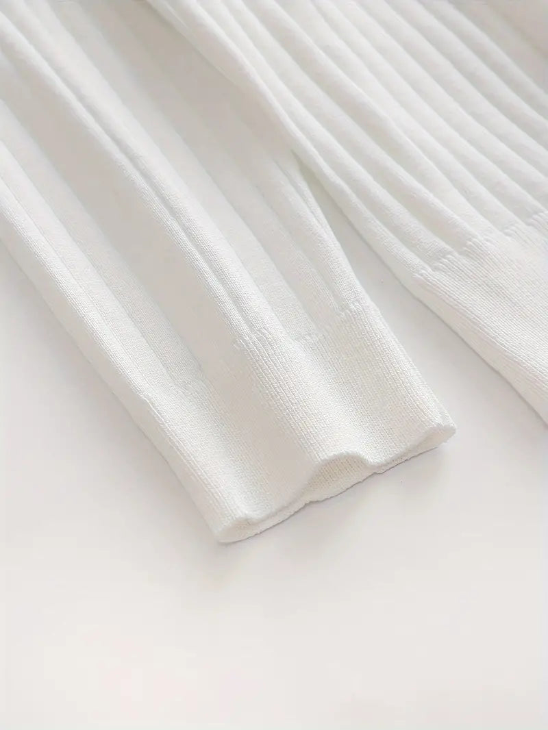 RENVO Muscle Fit Knit Sweater