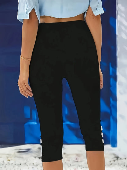 Clara Smooth Stretch Capri Pants