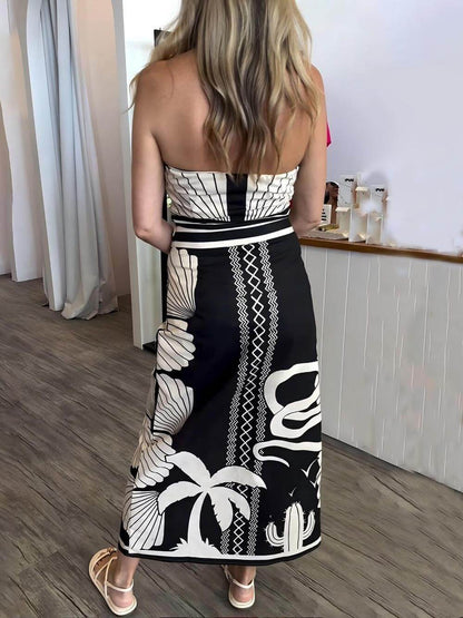 Stunning Off-The-Shoulder Midi Dress with Exclusive Floral Print