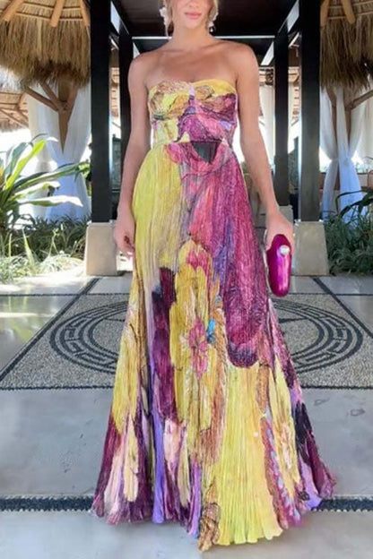 ELENYA Floral Swing Maxi Dress